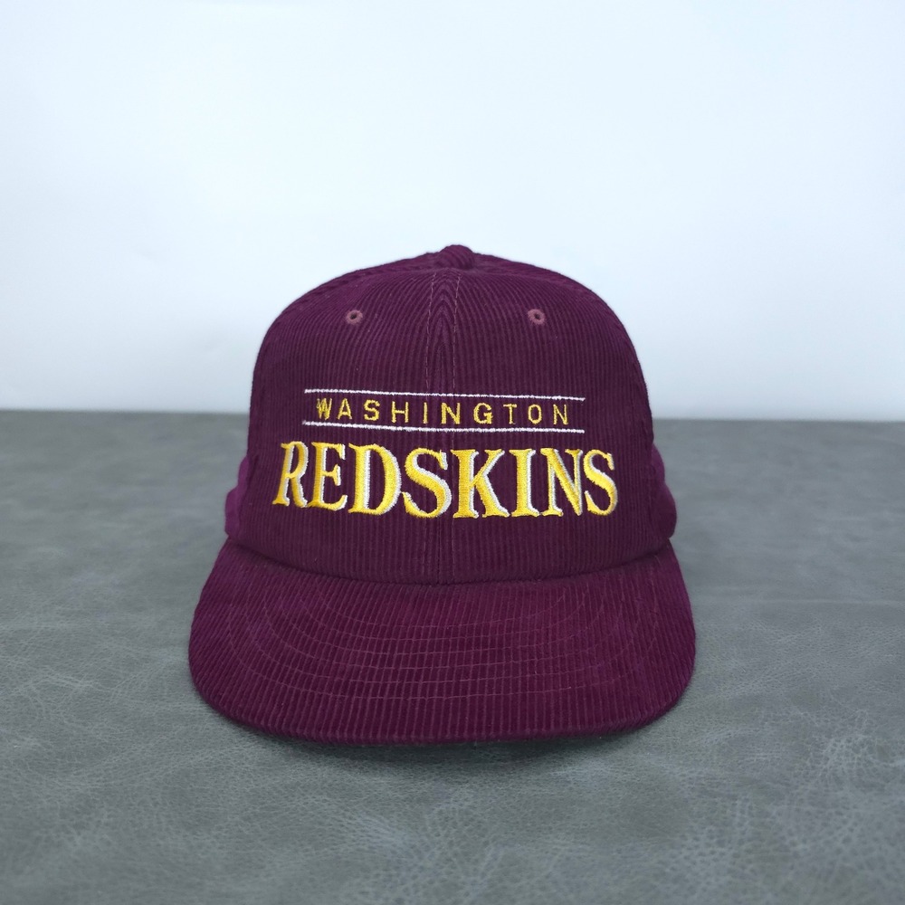 Starter Washington Redskins Hat Burgundy Embroidered Corduroy Snapback NFL